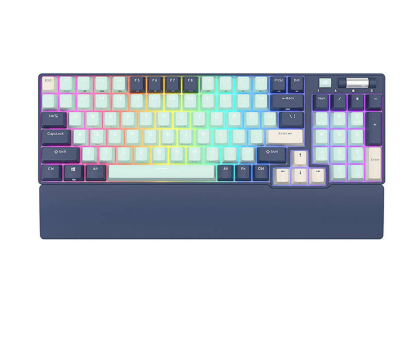 Klawiatura Royal Kludge RK96 RGB Brown switch Niebieska RK96-2